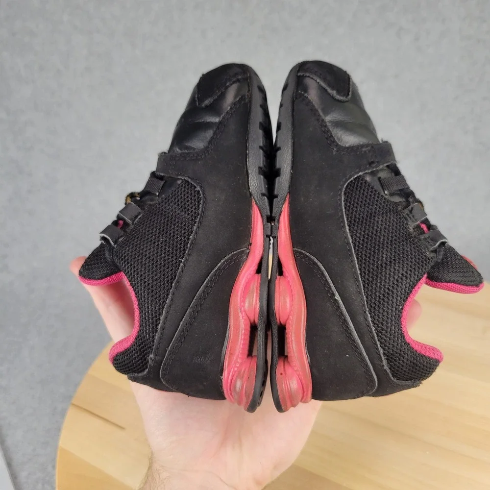 Nike Shox Deliver Kids Size 8C Black Pink 848119-060 Running Shoes